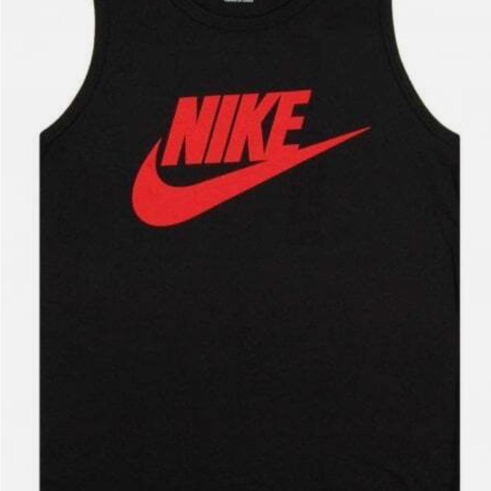Nike Black and Red Men’s Tank